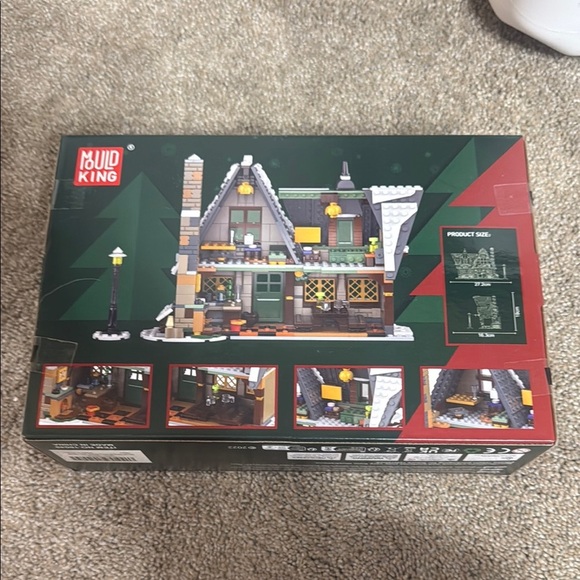 Holiday Building Set - mould king Green and Brown Christmas cottage Lego - Picture 1 of 2